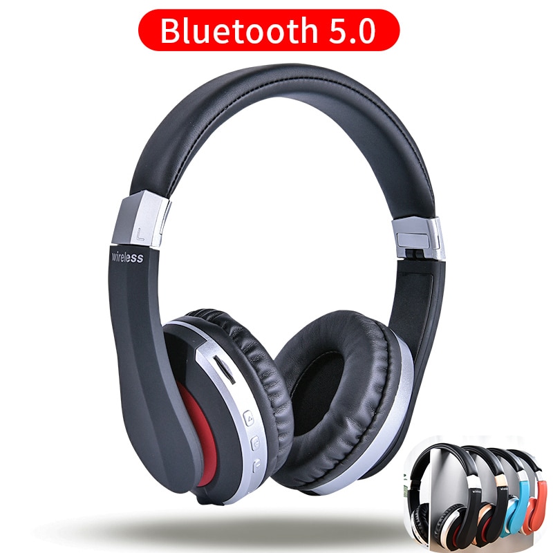 MH7 Wireless Headphones Bluetooth Headset Foldable Stereo Gaming Earphones With Microphone Support TF Card For IPad