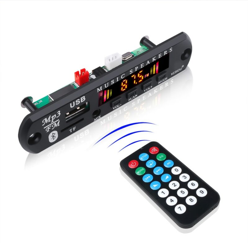 MP3 Module Bluetooth 5 0 Receiver Car Kit MP3 Player Decoder Board Color Screen FM Radio 4