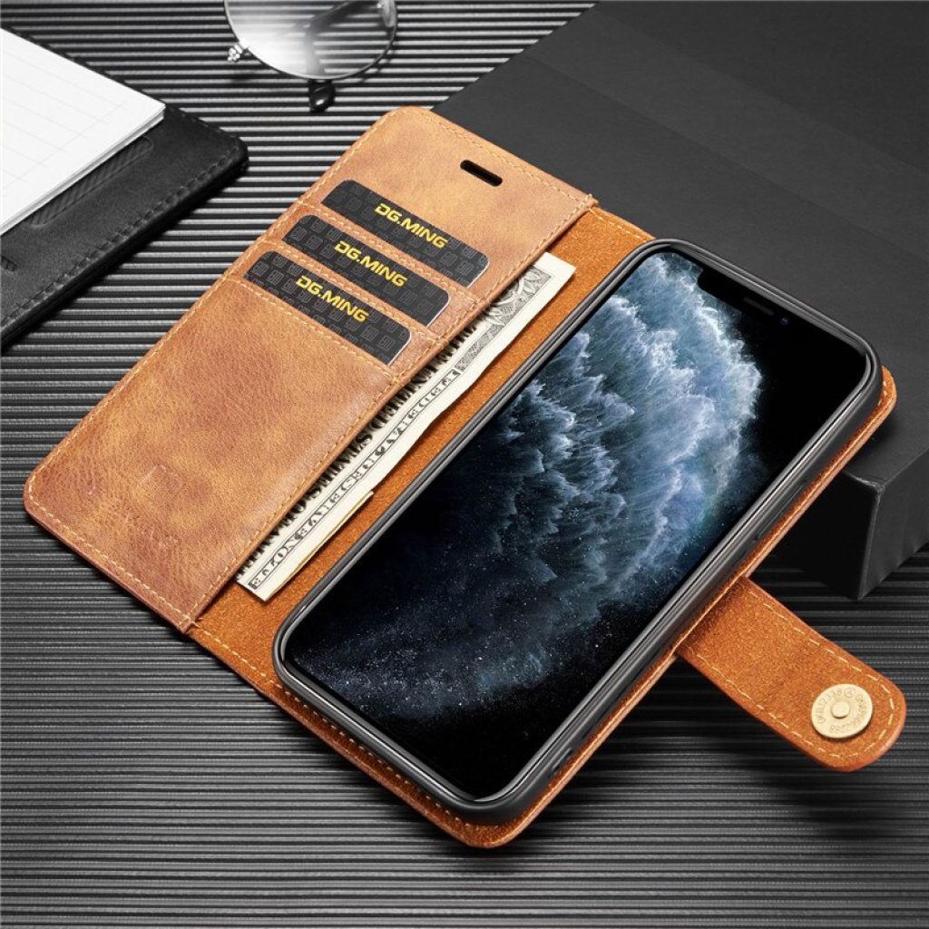Magnetic Leather Phone Case for iPhone 12 13 11 Pro Max XS XR X SE 2020 3