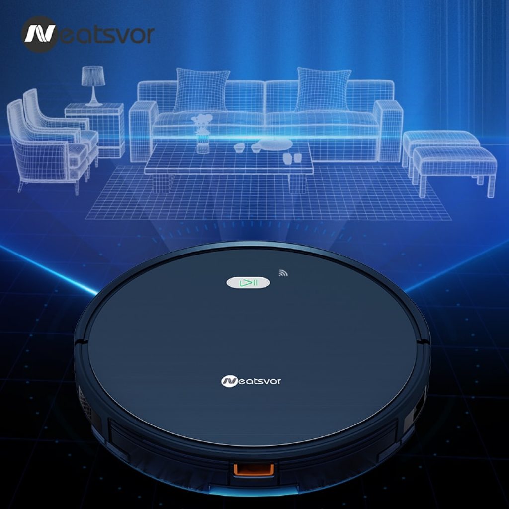 NEATSVOR X500 Robot Vacuum Cleaner 3000PA Poweful Suction 3in1 pet hair home dry wet mopping cleaning 4