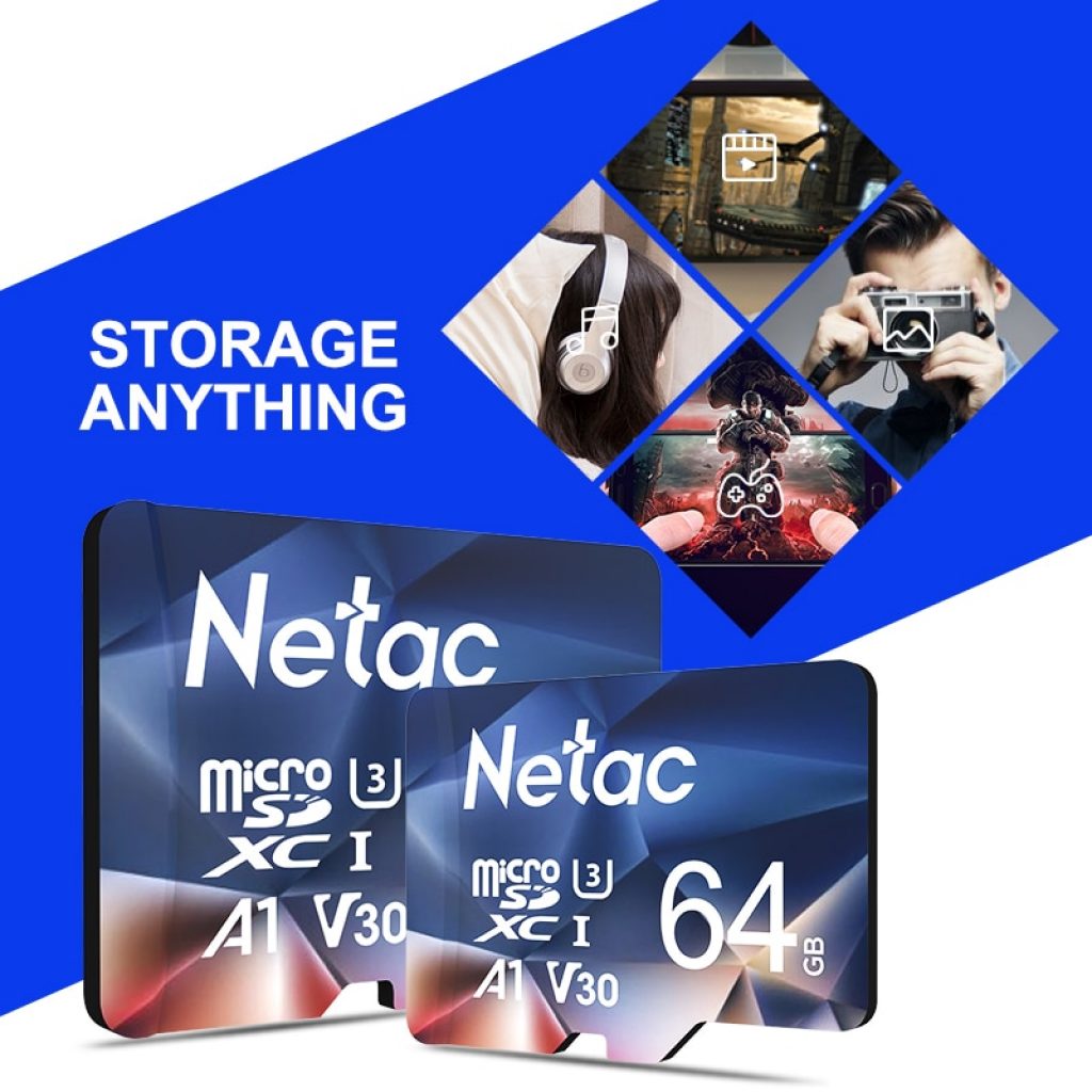 Netac Memory Card micro sd 128GB 32GB 16GB 100MB S 64GB Micro SD Card 3