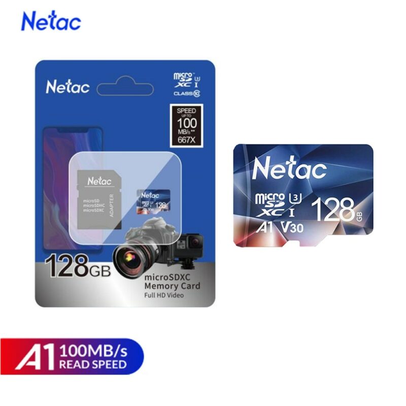 Netac P500 A1 sd card Memory Card 32GB 16GB 100MB S Micro SD Card Class10 UHS