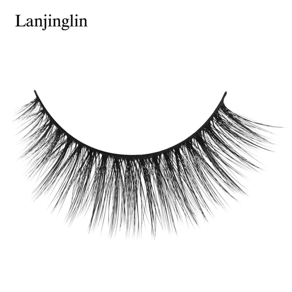 New 3 pairs natural false eyelashes fake lashes long makeup 3d mink lashes extension eyelash mink 2