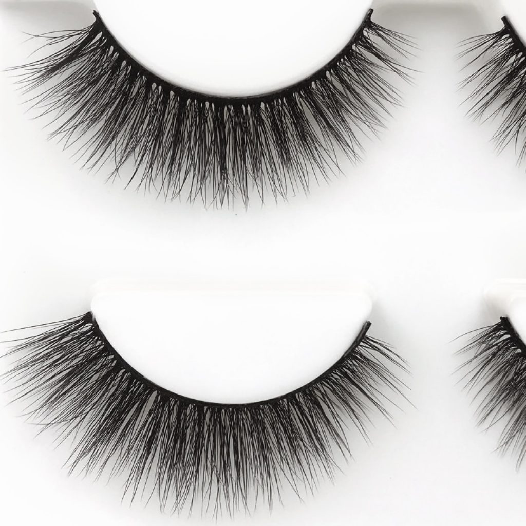 New 3 pairs natural false eyelashes fake lashes long makeup 3d mink lashes extension eyelash mink 4
