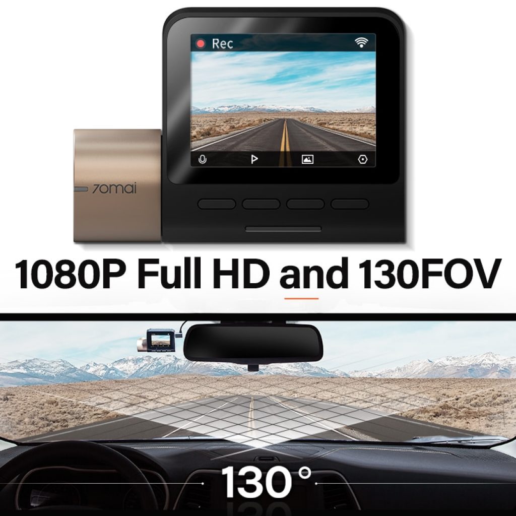 New 70mai Dash Cam Lite 1080P Speed Coordinates GPS Modules 70mai Lite Car Cam Recorder 24H 1