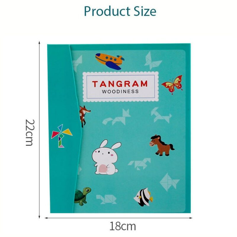 New Kids Magnetic 3D Puzzle Jigsaw Tangram Thinking Training Game Baby Montessori Learning Educational Wooden Toys 5
