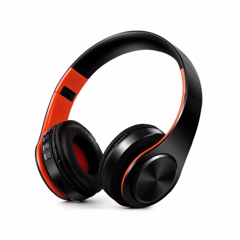 New Portable Wireless Headphones Bluetooth Stereo Foldable Headset Audio Mp3 Adjustable Earphones with Mic for Music 1