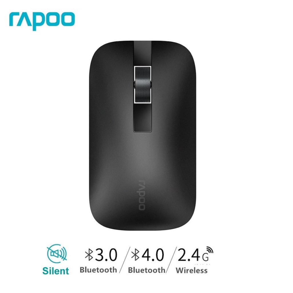 New Rapoo Wireless Mouse for Windows Laptop PC Switch Between Bluetooth 3 0 4 0 2