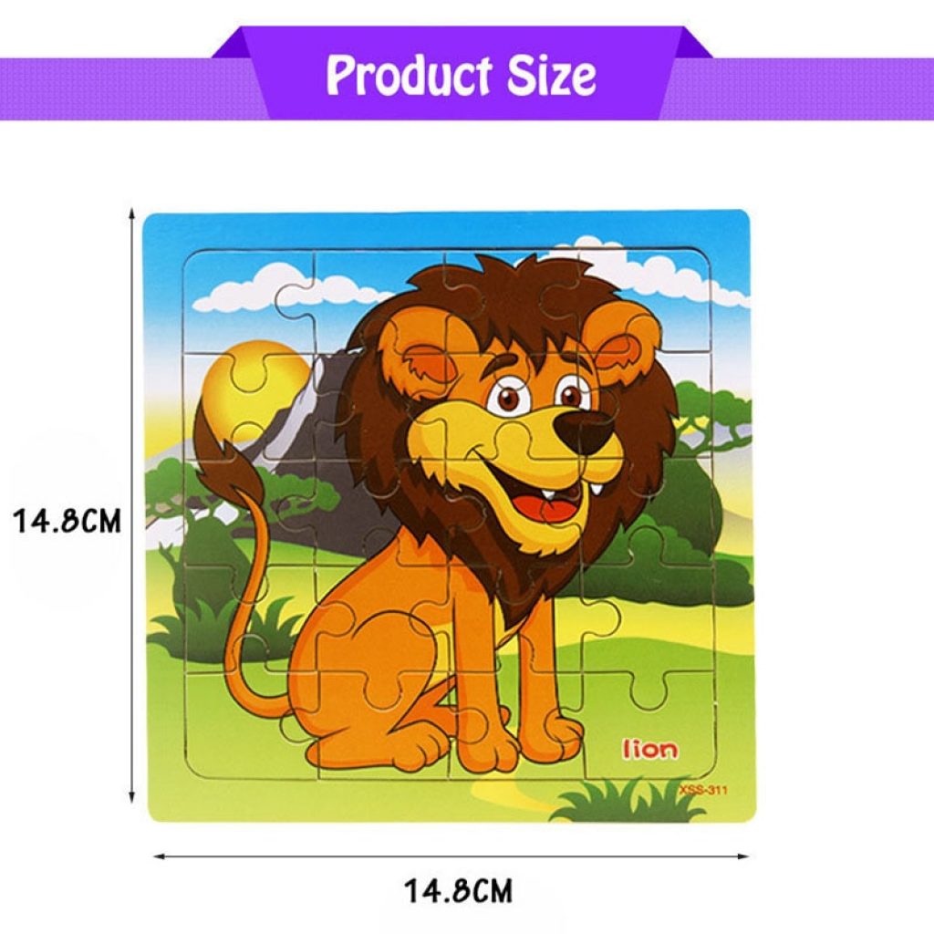 New Sale 38 Style Cartoon Wooden Puzzle Children Animal Vehicle Jigsaw Toy 2 6 Year Baby 5
