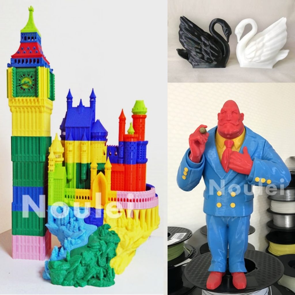 Noulei 3D Printer Filament PLA 1 75mm 1KG Colorful High quality Plastic Printing Material 6 Colors 1