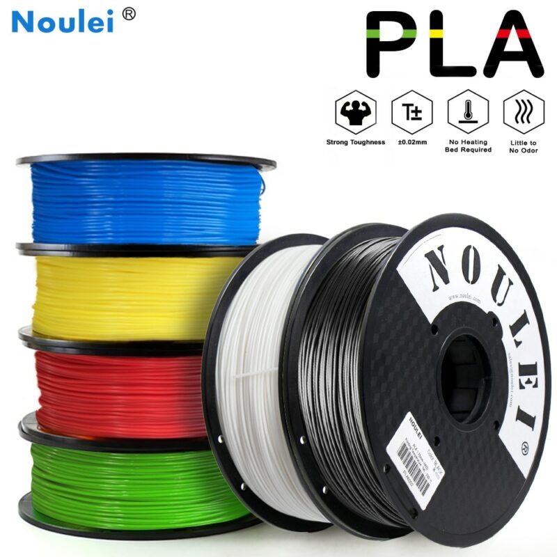 Noulei 3D Printer Filament PLA 1 75mm 1KG Colorful High quality Plastic Printing Material 6 Colors
