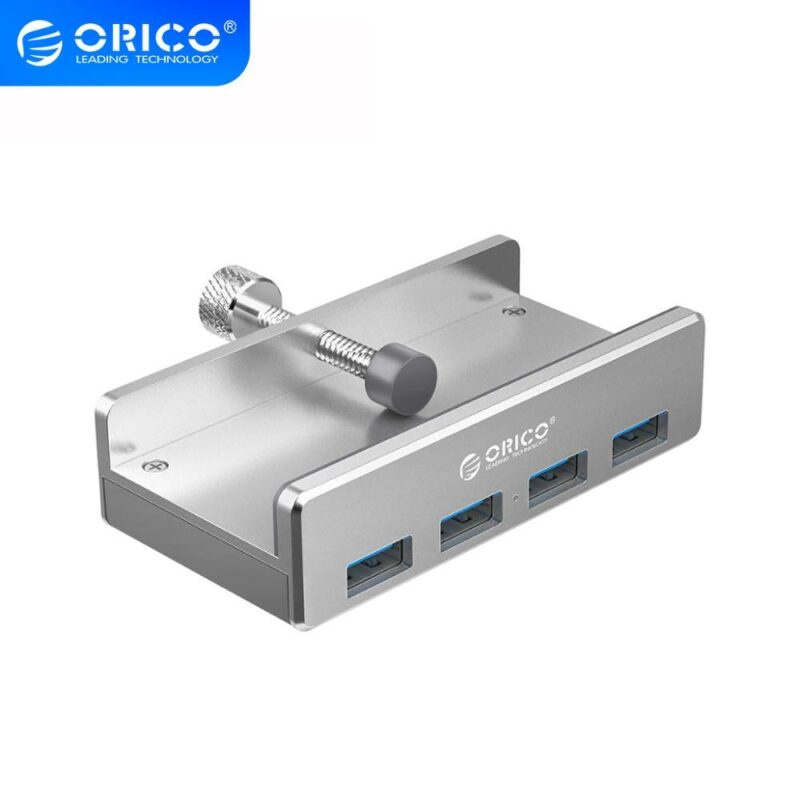 ORICO MH4PU Aluminum 4 Ports USB 3 0 Clip type HUB For Desktop Laptop Clip Range