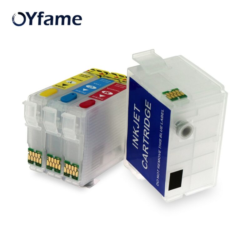OYfame For Epson 252xl 252 T2521 T252 T2521XL refill cartridge for epson WF 3620 WF 3640 3