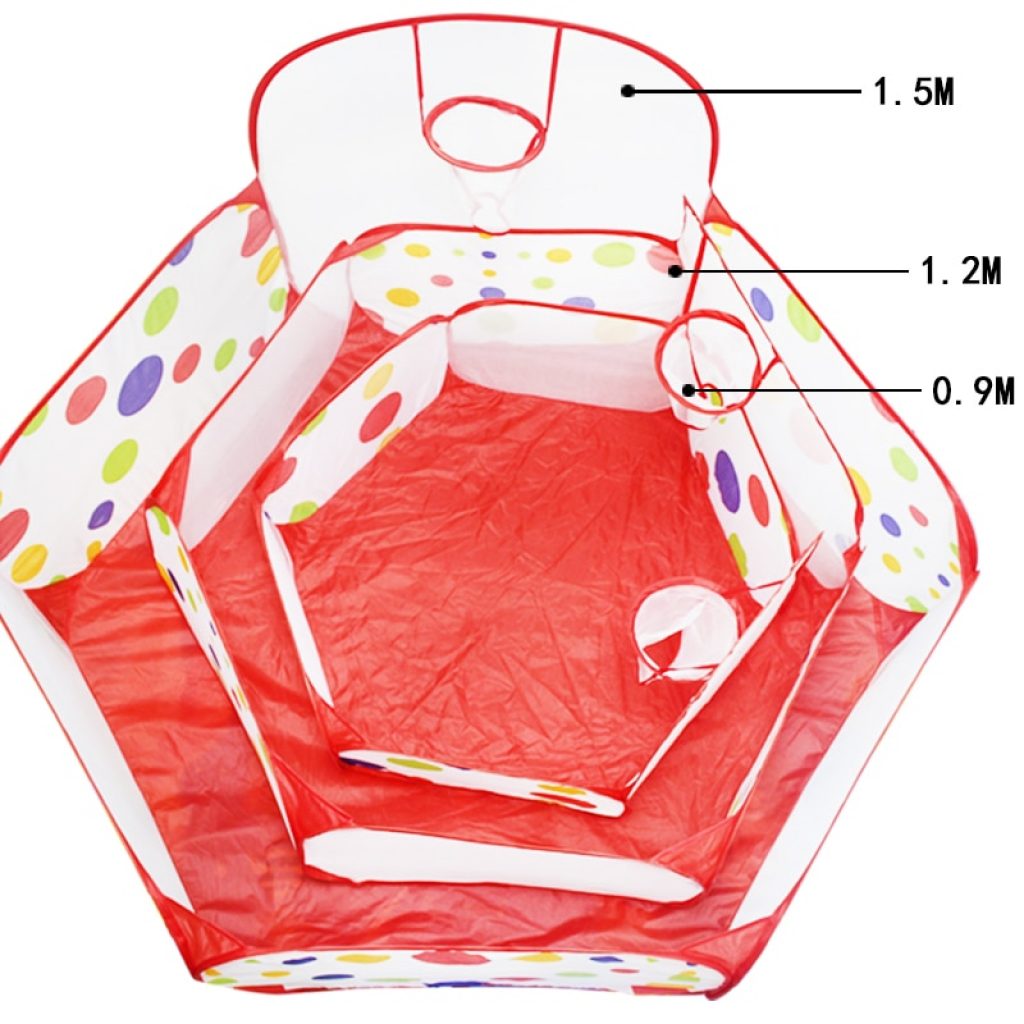 Ocean Ball Pit Baby Playpen Children Toy Tent Ball Pool with Basket Outdoor Toys for Children 3