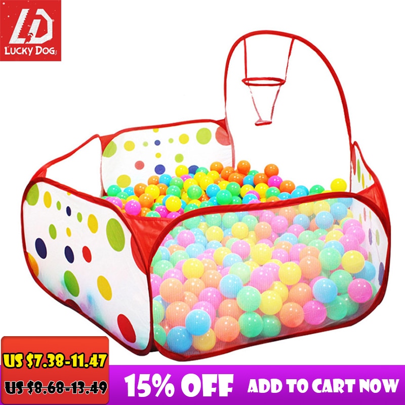 Ocean Ball Pit Baby Playpen Children Toy Tent Ball Pool with Basket Outdoor Toys for Children