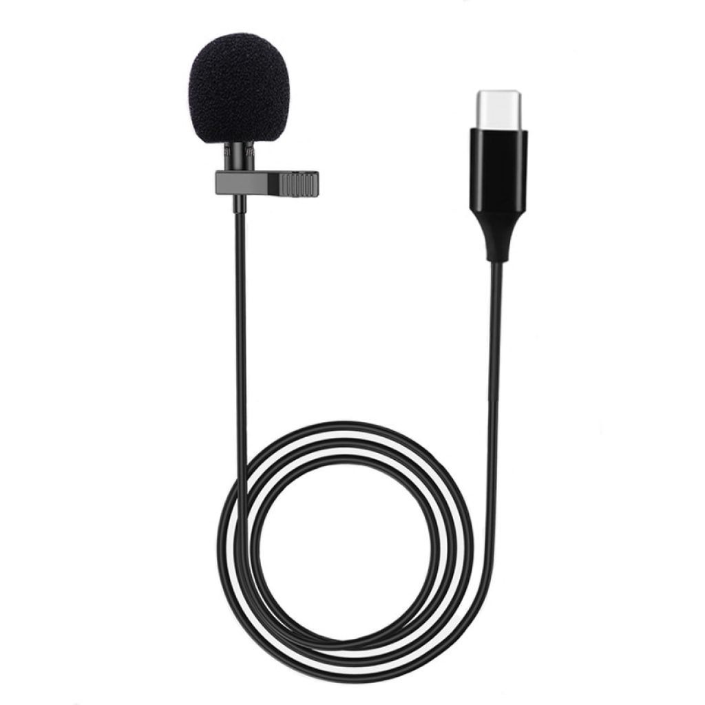 Omnidirectional Microphone Condenser Clip on Lapel for ios Android phone Tablet Recording microfono condensador mikrofon 1