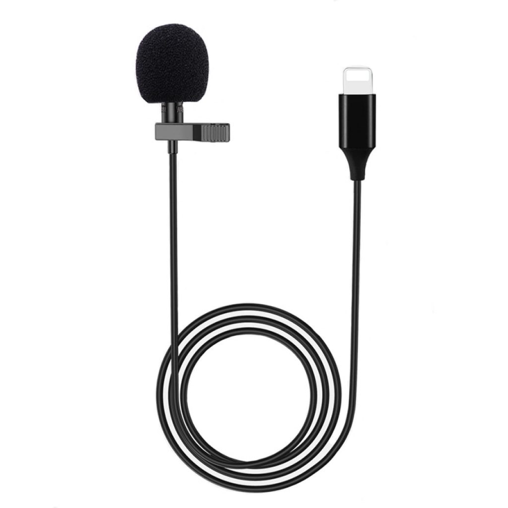 Omnidirectional Microphone Condenser Clip on Lapel for ios Android phone Tablet Recording microfono condensador mikrofon 2
