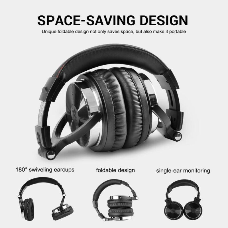 Oneodio Professional Studio Headphones DJ Stereo Headphones Studio Monitor Gaming Headset 3 5mm 6 3mm Cable 1