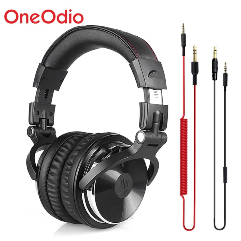 Oneodio Professional Studio Headphones DJ Stereo Headphones Studio Monitor Gaming Headset 3 5mm 6 3mm Cable