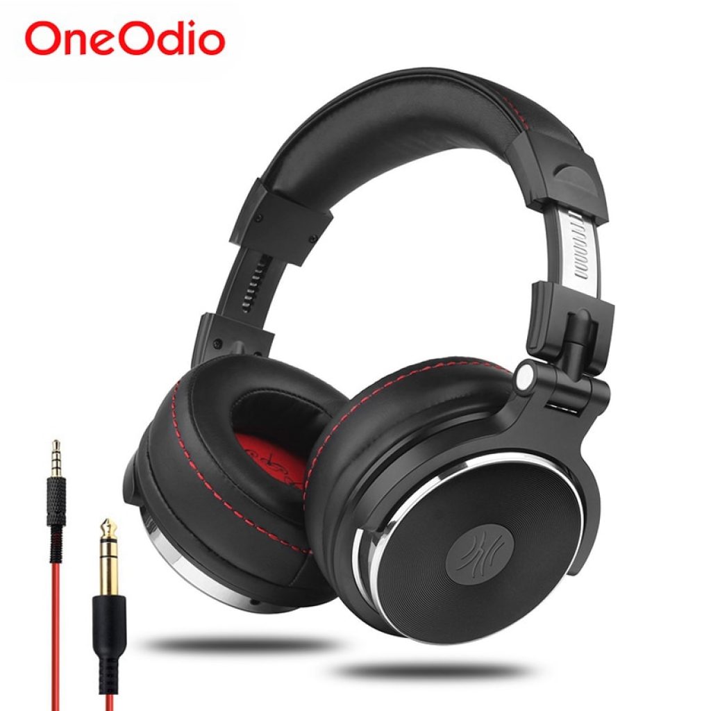 Oneodio Wired Professional Studio Pro DJ Headphones With Microphone Over Ear HiFi Monitor Music Headset Earphone