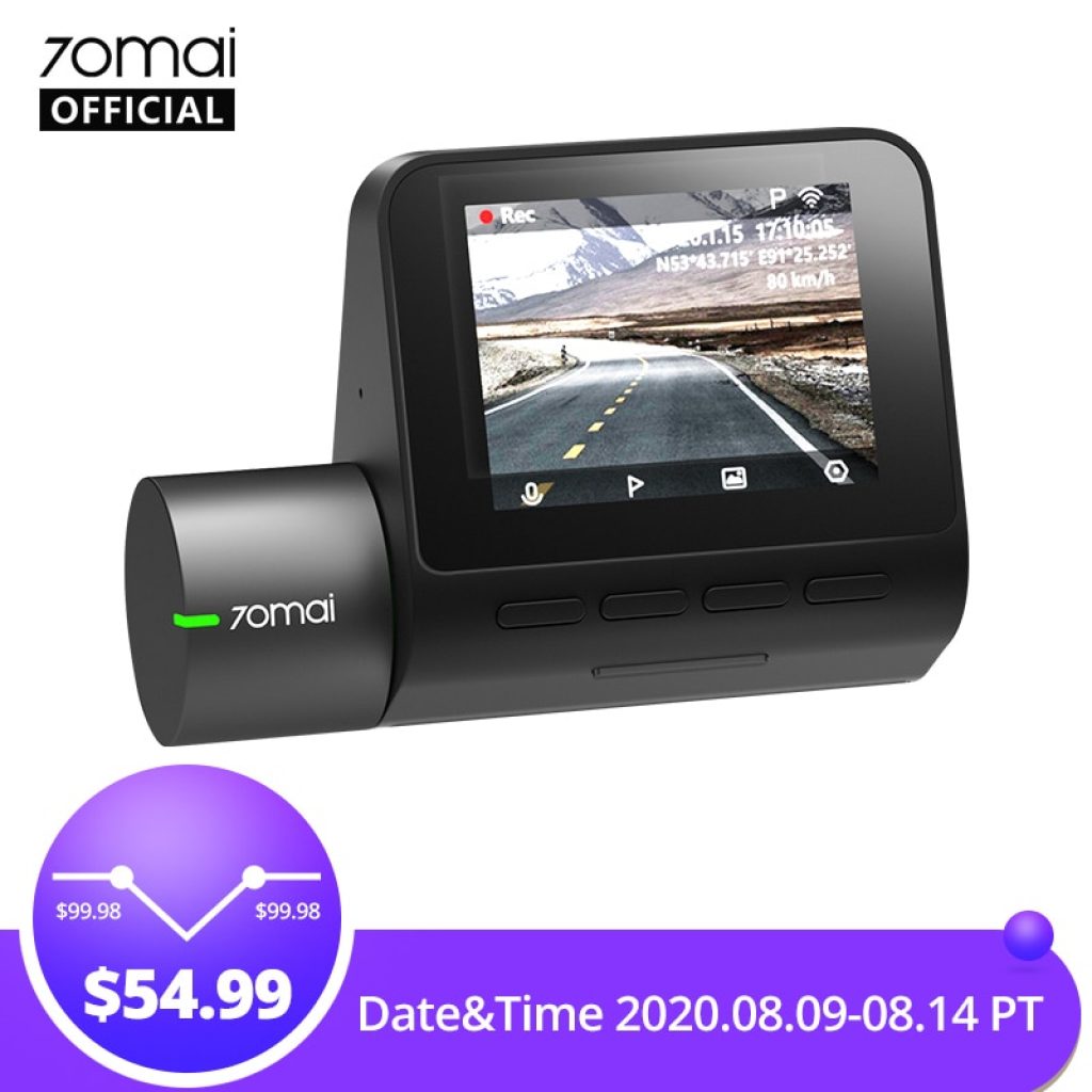 Original 70mai Dash Cam Pro 1944P Speed Coordinates GPS ADAS 70mai Pro Car Dash Camera WiFi