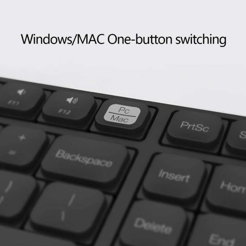 Original MIIIW Wireless Office Keyboard Mouse Set 104 Keys 2 4GHz Windows PC MAC Compatible Portable 1