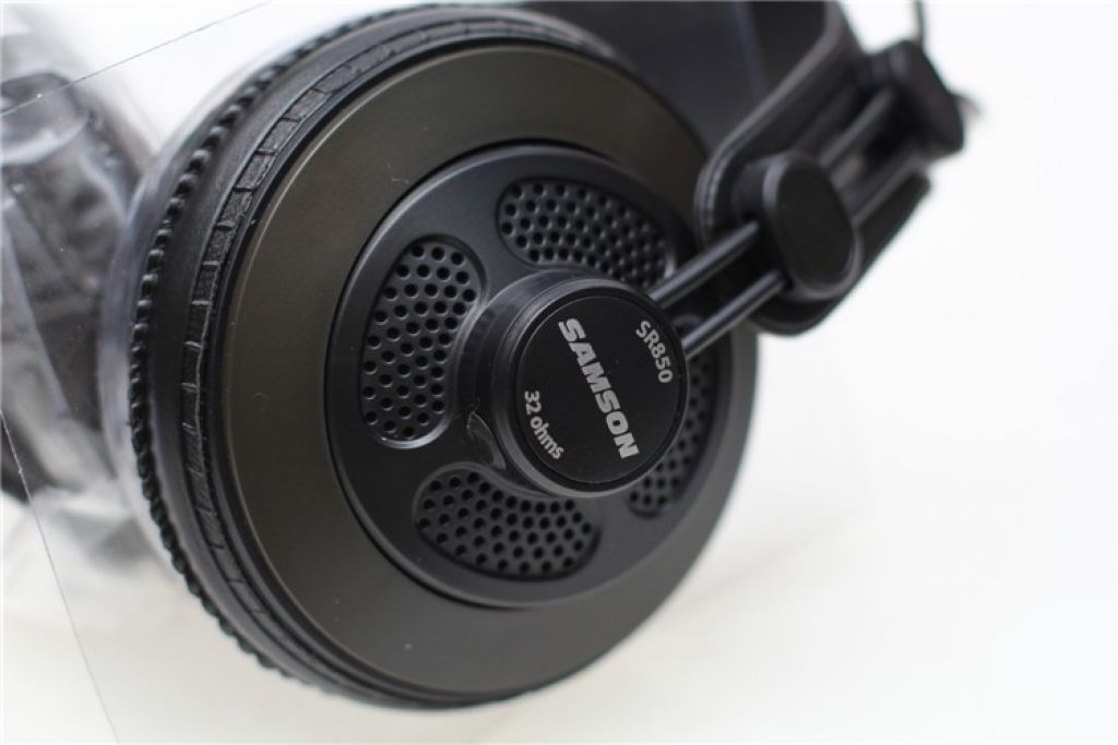 Original Samson SR850 monitoring HIFI headset Semi Open Back Headphones for Studio with leather earcup without 2