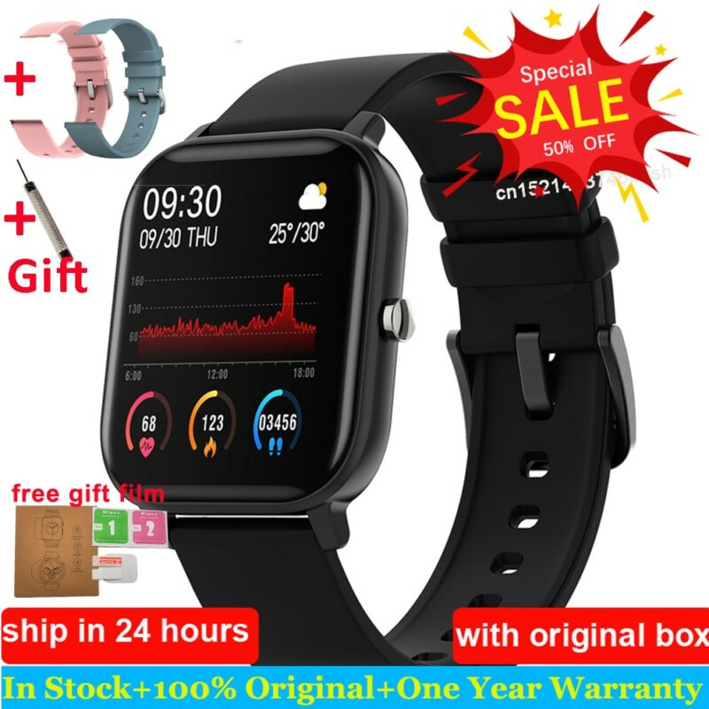 P8 1 4 inch Smart Watch Men Full Touch Smartwatch Fitness Tracker Blood Pressure Fitness Tracker