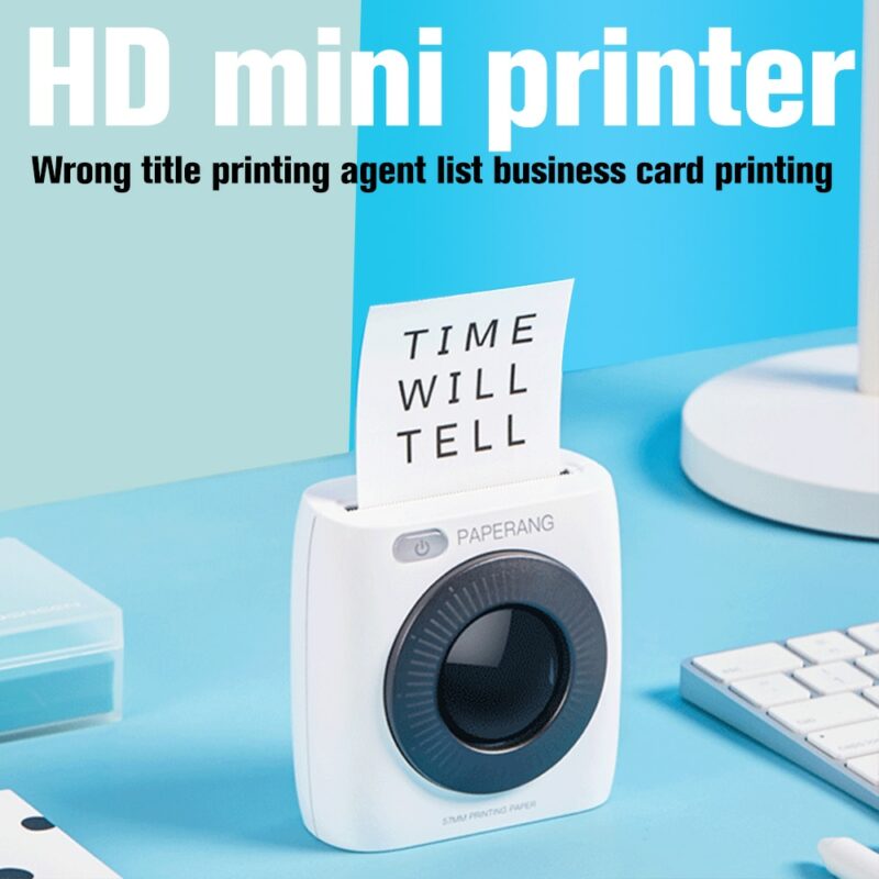 PAPERANG P2 Pocket Portable Bluetooth Printer Photo Picture HD Thermal Label Printer With 1000mAh Battery 300DPI 2