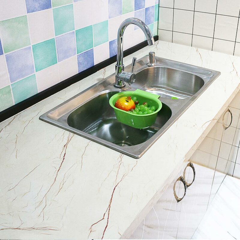 PVC Marble Waterproof Contact Paper Vinyl Self Adhesive Wallpaper Decorative Film Kitchen Cabinets Countertop Furniture Stickers 3