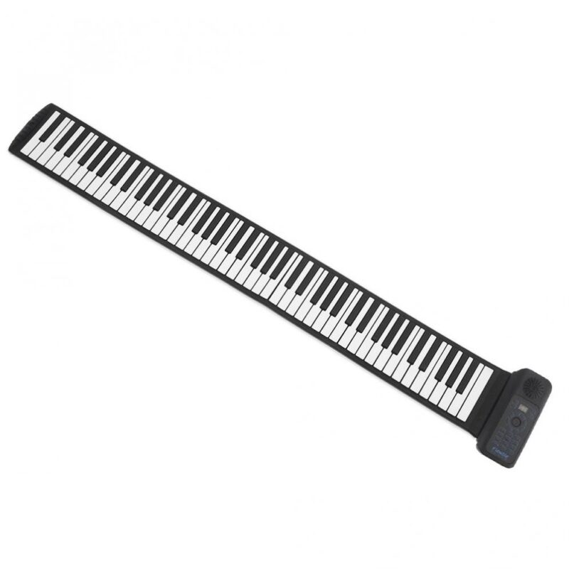 Portable 88 Keys USB MIDI Roll Up Piano Electronic Piano Silicone Flexible Keyboard Organ Built in 1