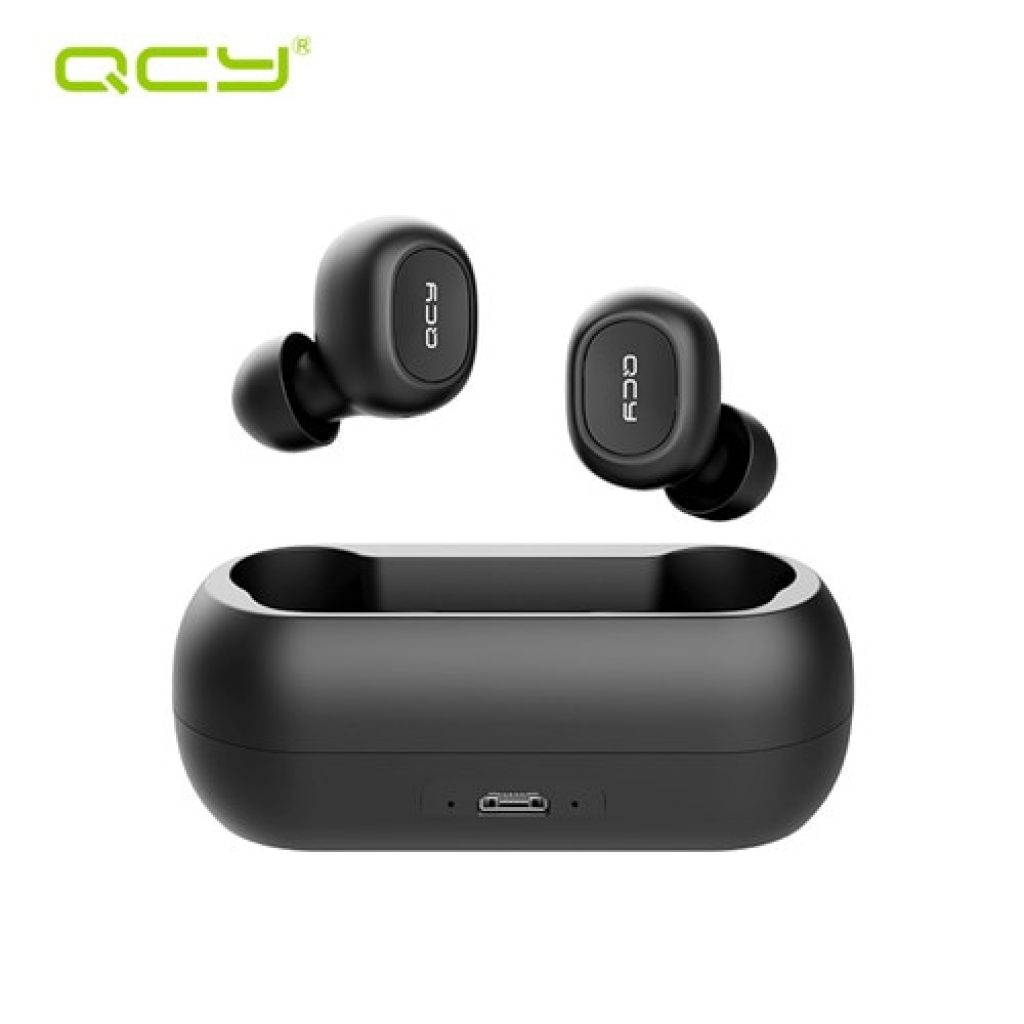 QCY QS1 T1C Mini Dual V5 0 Wireless Headphones Bluetooth Earphones 3D Stereo Sound Earbuds with