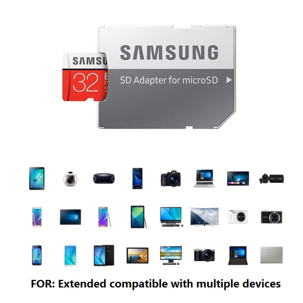 SAMSUNG EVO Micro SD 32G SDHC 80mb s Grade Class10 Memory Card C10 UHS I TF 2