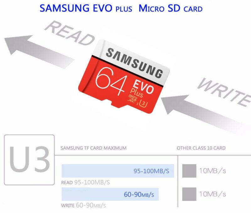 SAMSUNG EVO Micro SD 32G SDHC 80mb s Grade Class10 Memory Card C10 UHS I TF 3