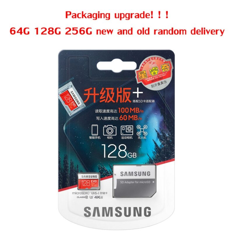 SAMSUNG Micro SD 512G Memory Card 256GB 128GB 64GB 100MB s SDXC C10 U1U3 UHS I 5