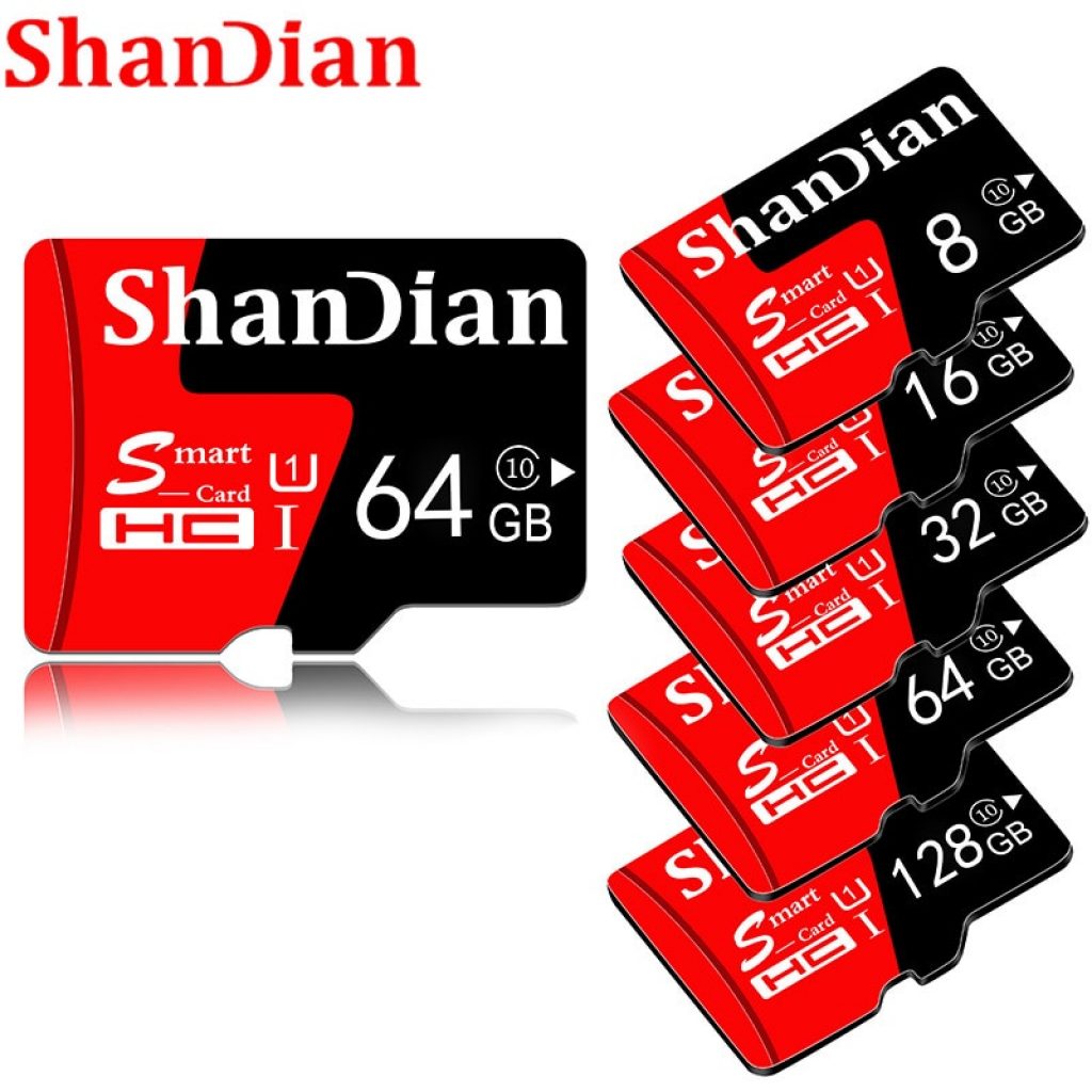 SHANDIAN Real capacity micro sd memory cards 8GB 16 GB 32 GB High speed 64GB class 3