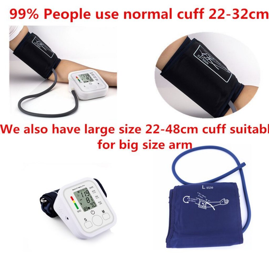 Saint Health Arm Automatic Blood Pressure Monitor BP Sphygmomanometer Pressure Meter Tonometer for Measuring Arterial Pressure 2