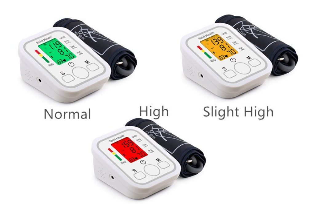 Saint Health Arm Automatic Blood Pressure Monitor BP Sphygmomanometer Pressure Meter Tonometer for Measuring Arterial Pressure 5