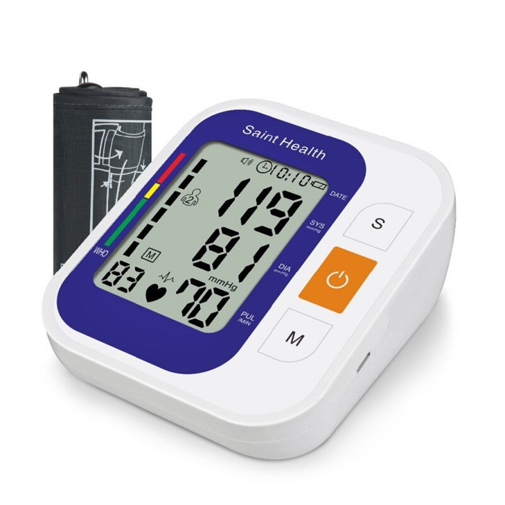 Saint Health Automatic Digital Arm Blood Pressure Monitor Heart Beat Rate Pulse Meter Tonometer Sphygmomanometer pulsometer 2