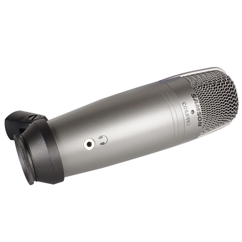 Samson C01U Pro USB Studio Condenser Microphone with Real time monitoring large diaphragm condenser microphone for 2