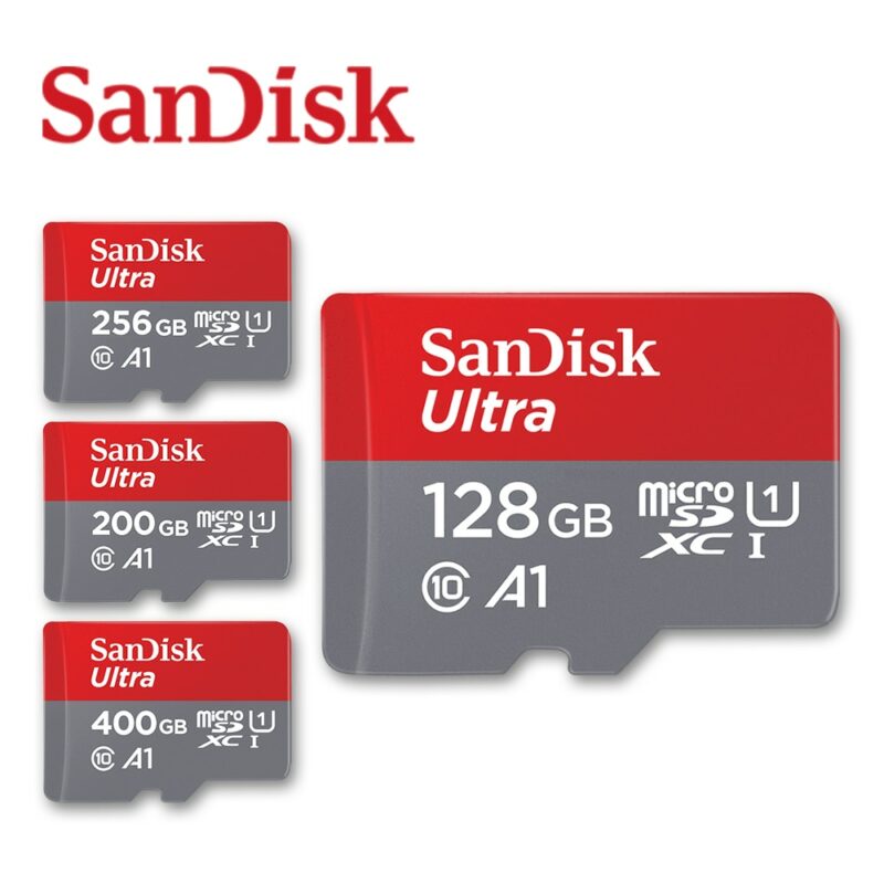 SanDisk A1 Memory Card 256GB 200GB 128GB 64GB 98MB S 32GB 16GB Micro sd card Class10 2