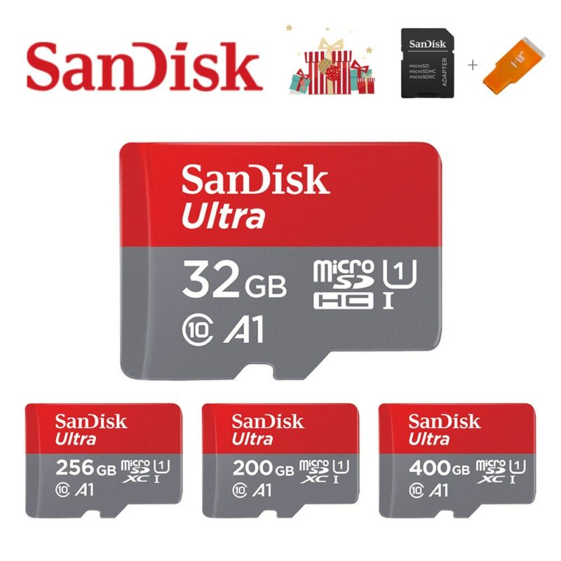 SanDisk A1 Memory Card 256GB 200GB 128GB 64GB 98MB S 32GB 16GB Micro sd card Class10 3
