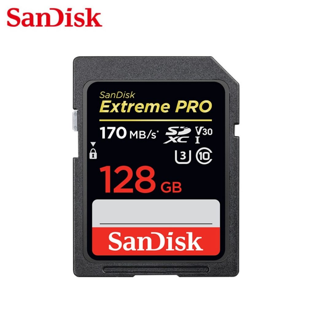 SanDisk Extreme Pro Memory Card SDHC SDXC SD Card 32GB 64GB 128GB 256GB C10 U3 V30