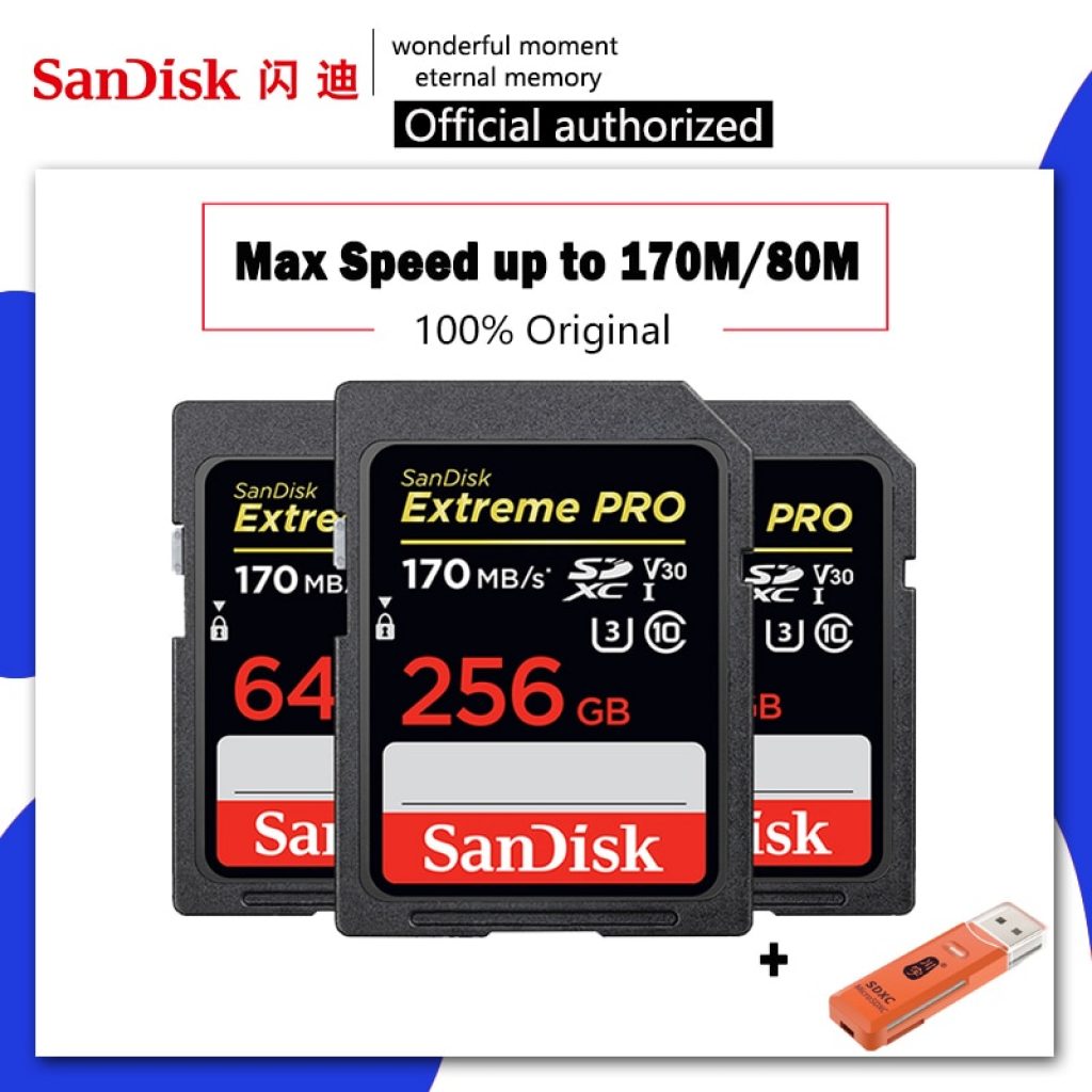 SanDisk Extreme Pro Ultra Memory Card 32 64 128 GB U3 U1 SD Card 32GB 128GB