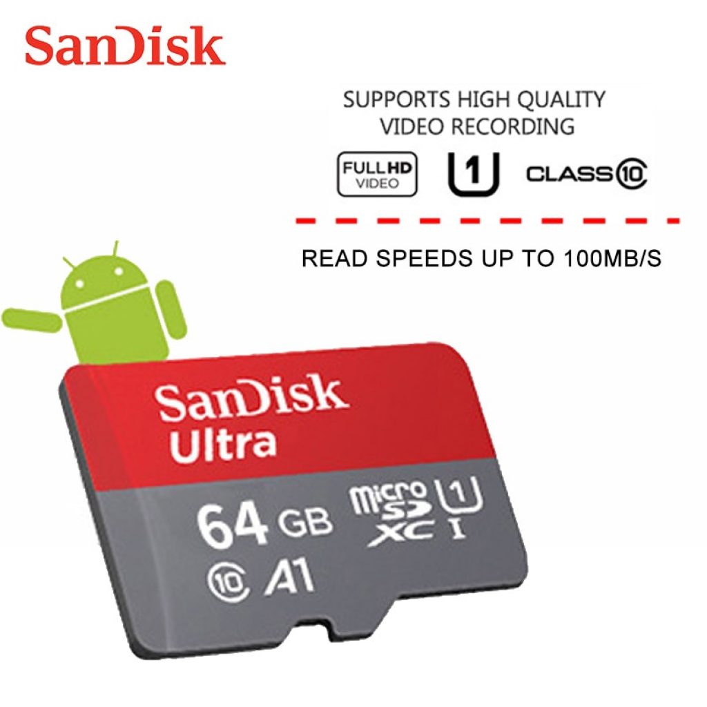 SanDisk Micro SD Card Memory Card 16GB 32GB 64GB 128GB MicroSD Max 80M s Uitra C10 2