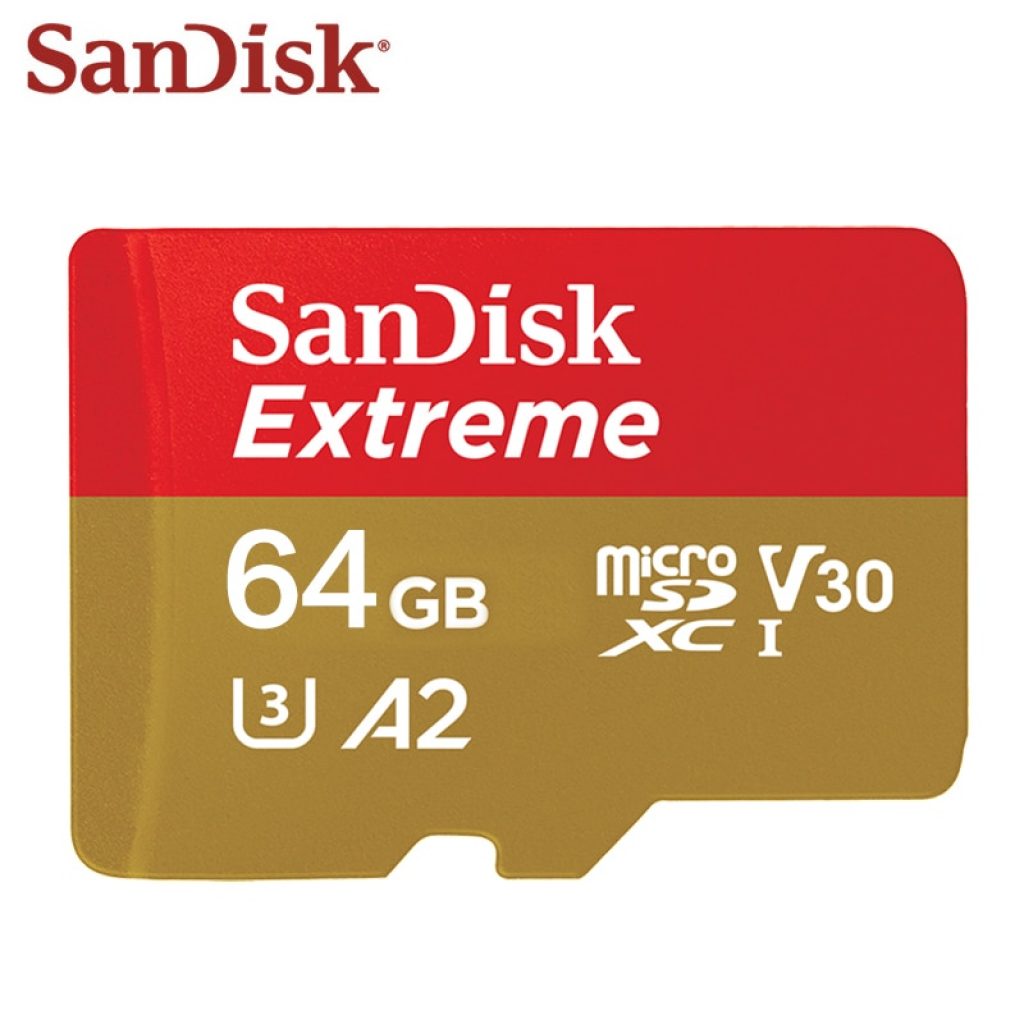 Sandisk Original Memory Card Extreme Micro SD Card A2 A1 V30 U3 Flash Card 64GB 32GB 2