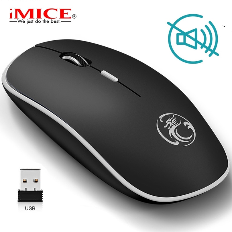 Silent Wireless Mouse PC Computer Mouse Gamer Ergonomic Mouse Optical Noiseless USB Mice Silent Mause Wireless