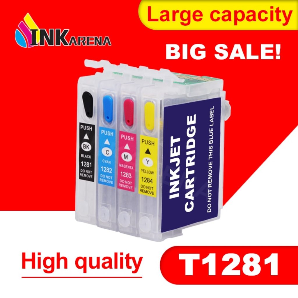 T1281 Refillable Ink Cartridge For Epson S22 SX125 SX130 SX235W SX420W SX440W SX430W SX425W SX435W SX438