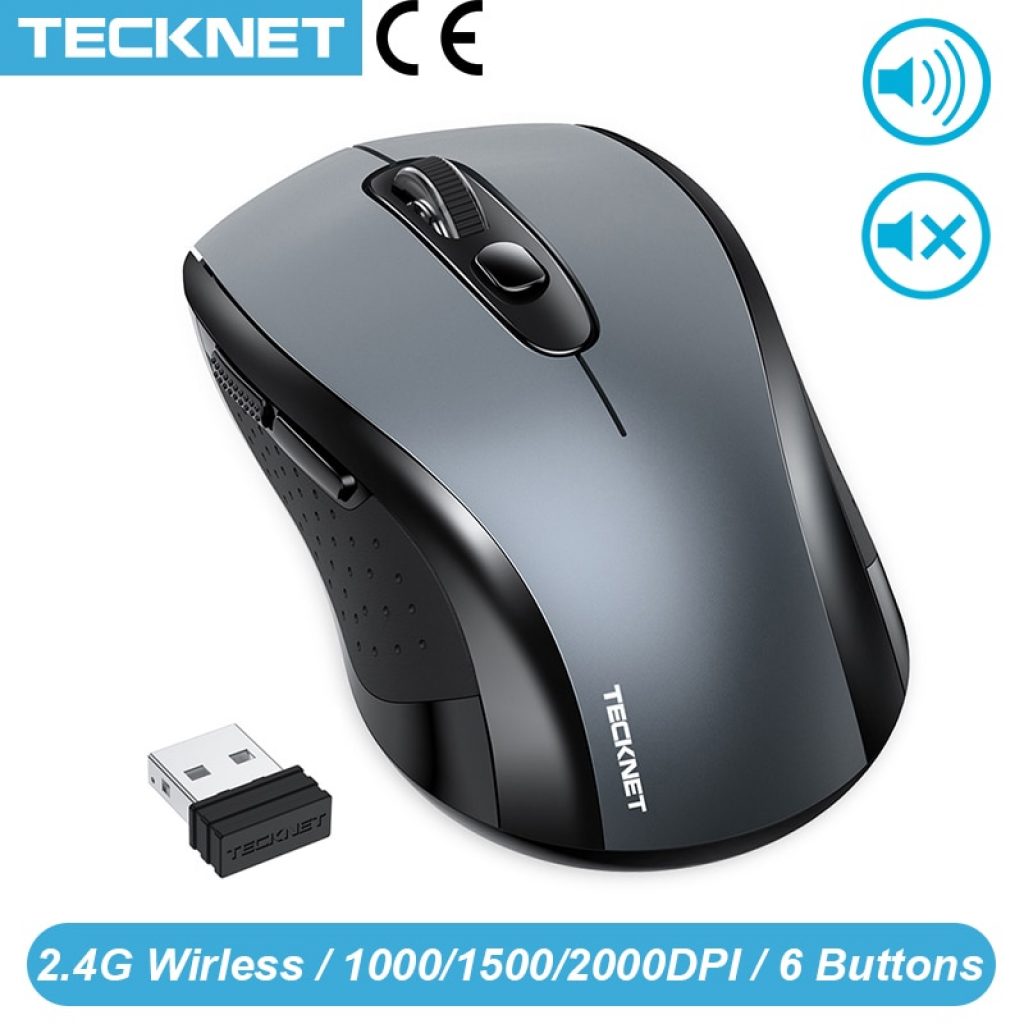 TeckNet 2 0 USB Wireless Mouse Computer With 2 4G Wireless Receiver MICE 2000DPI 10M SUPER