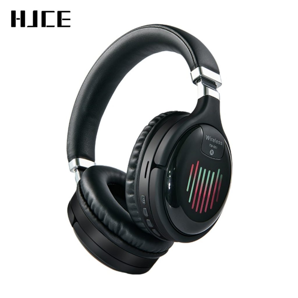True Wireless Headphones 3D Stereo Bluetooth Headset Foldable Gaming Earphone With Mic FM TF Card Noise
